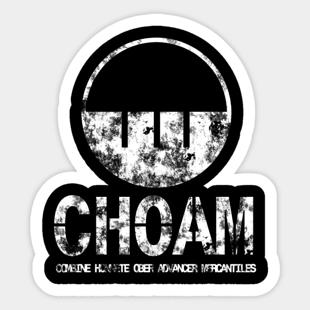 Choam logo white Sticker by karlangas